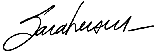 Firma auténtica de Sara B. Hersen A.